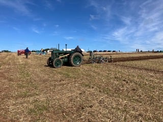 At Witheridge and District Ploughing Association’s annual Ploughing Match and Produce Show.
