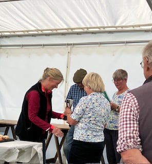 At Witheridge and District Ploughing Association’s annual Ploughing Match and Produce Show.
