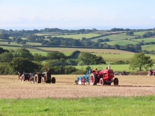 At Witheridge and District Ploughing Association’s annual Ploughing Match and Produce Show.
