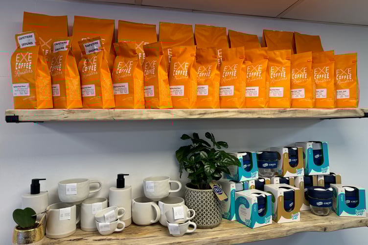 Full shelves at Coco’s Devon. AQ 2593