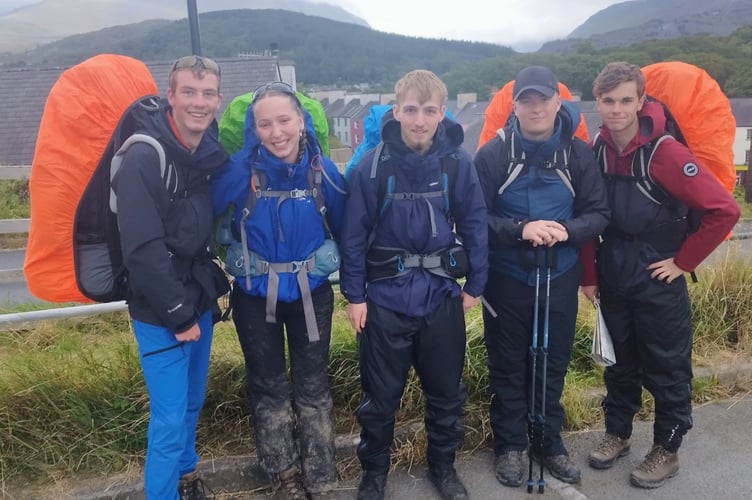 One of the QE Gold D of E Expedition groups.