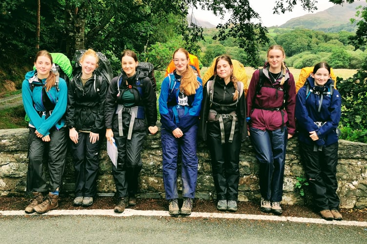 One of the QE Gold D of E Expedition groups.