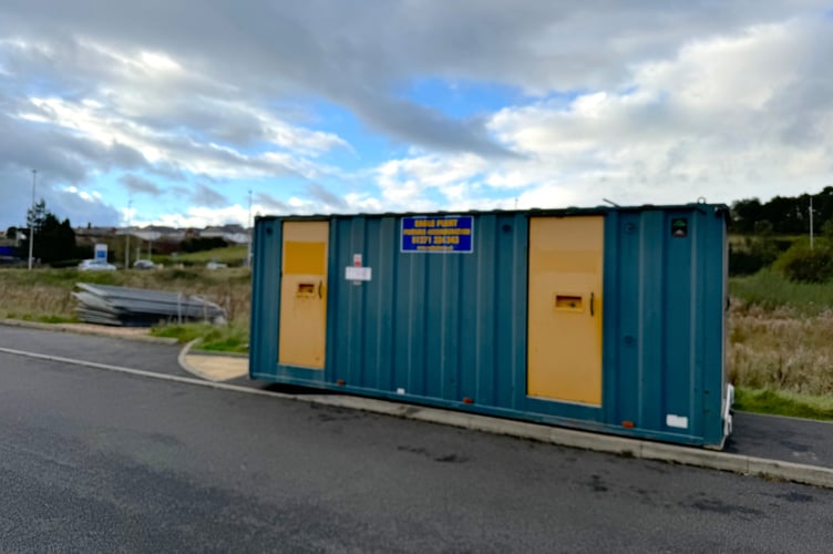 Infrastructure has begun to arrive for the McDonald’s Crediton site.  AQ 4406