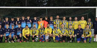 Crediton Youth FC Coaches win against last year’s U16’s
