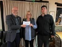Crediton Rotary donate £1,000 to Crediton Playscheme
