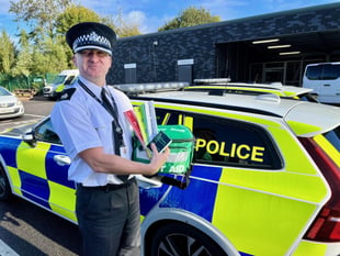 Overdose reverse spray is added to police vehicles