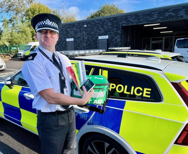 Overdose reverse spray is added to police vehicles