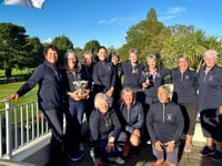 Okehampton ladies took runner-up trophies
