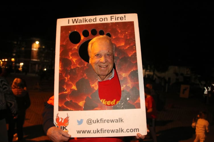 Lion Peter Bryan, the oldest to take part and the organiser.  AQ 5525
