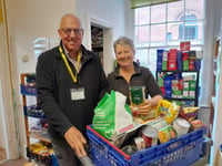 Crediton Foodbank highlights Challenge Poverty Week
