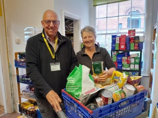 Crediton Foodbank highlights Challenge Poverty Week
