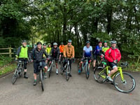 100 cyclists took part in 2024 Sandford Slammer

