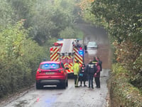 Crediton firefighters praised for flood rescues
