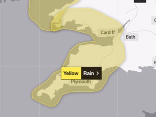 Storm Ashley set to batter South West - weather warning issued
