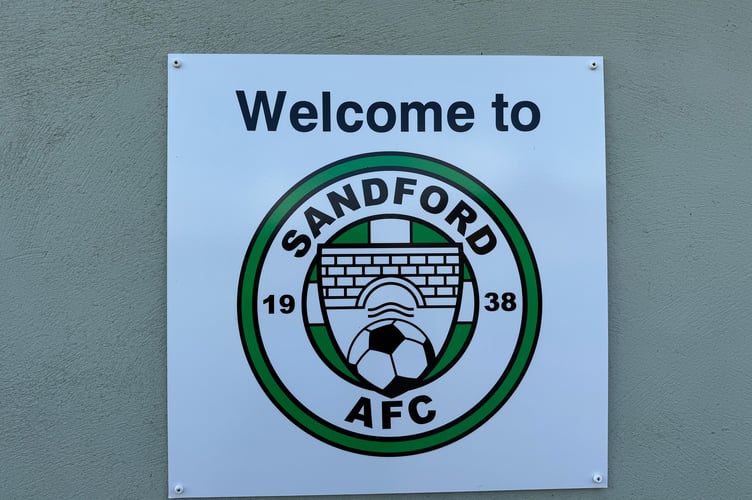 Sandford AFC.  AQ 5565
