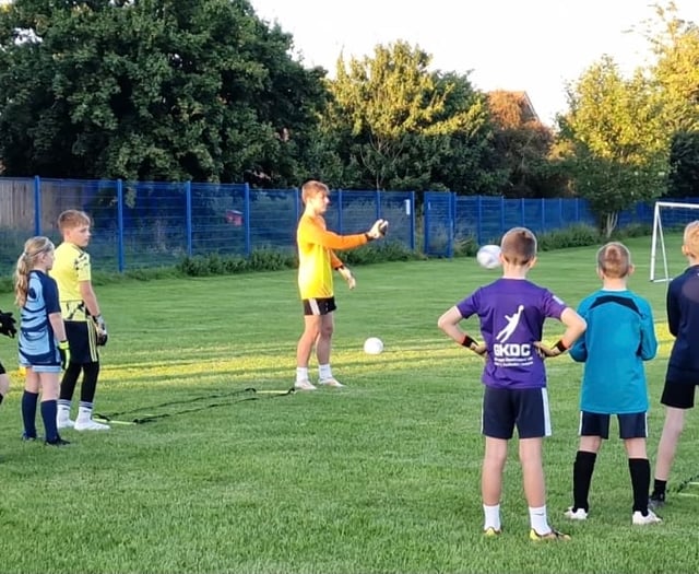 Crediton Youth FC goal keeping training ‘beneficial’
