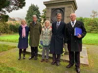 Cornishman educated in Crediton remembered in commemorative tribute