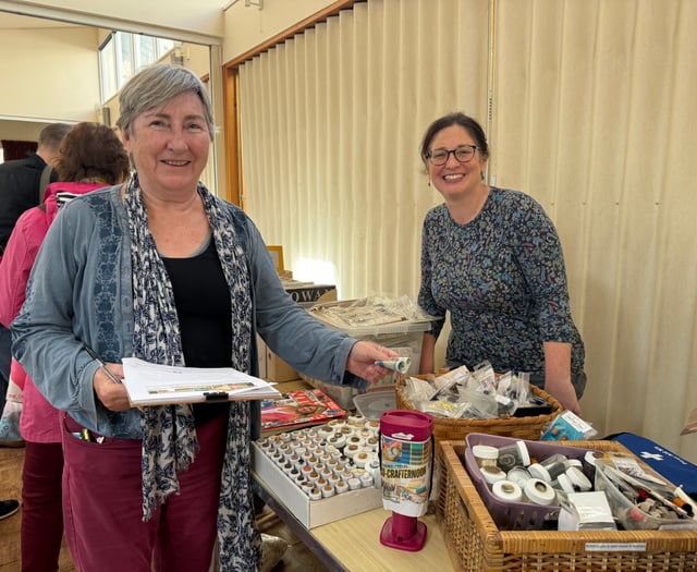 Crediton Eco Crafternoon raised £600 for local good causes
