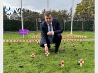 Local MP pays tribute at Commons Garden of Remembrance
