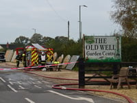Crediton amongst fire crews at Burlescombe Garden Centre blaze

