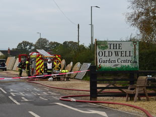 Crediton amongst fire crews at Burlescombe Garden Centre blaze
