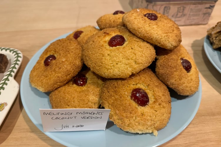 Melting Moments Coconut Version, by Jill Webb, could be sampled at book launch.  AQ 6714
