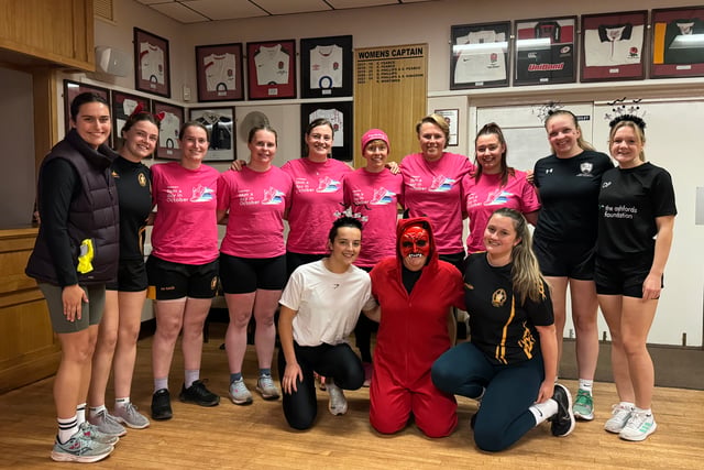 Crediton RFC Women runners raise £4,550 for Tommy’s
