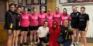 Crediton RFC Women runners raise £4,550 for Tommy’s
