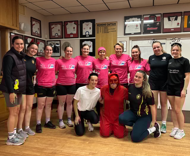 Crediton RFC Women runners raise £4,550 for Tommy’s

