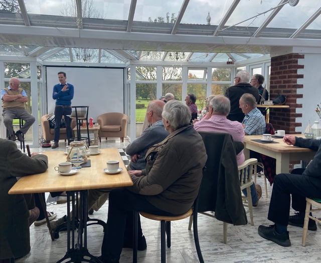 Insightful talk on Crediton Dairy for Crediton Vintage Farmers Group
