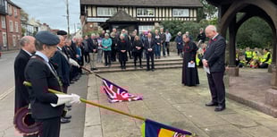 Remembrance Day marked in Crediton