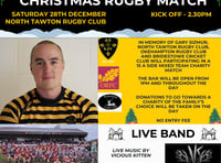 Christmas rugby at North Tawton
