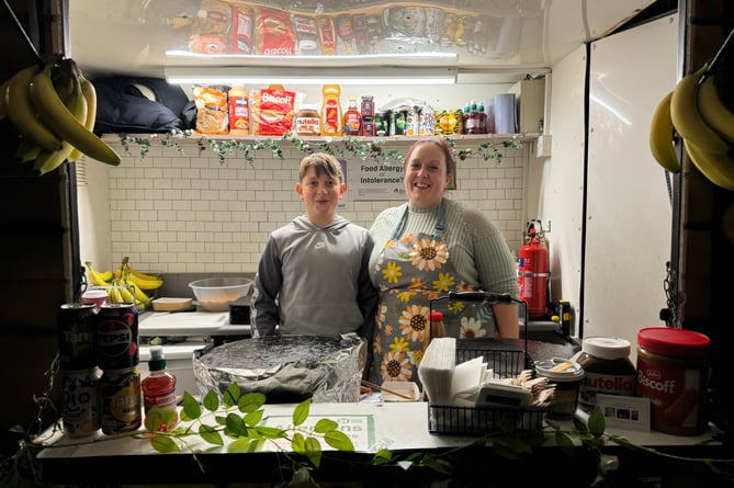 Tim and Jade Kieran of Crepes Galore from North Tawton.  AQ 6695
