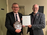 Alan is Rotary’s Crediton Citizen of The Year

