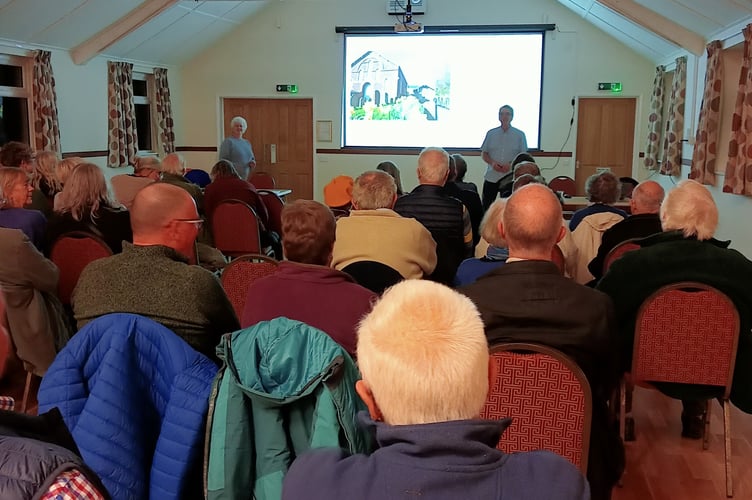 At the recent shareholder meeting at Cheriton Fitzpaine.