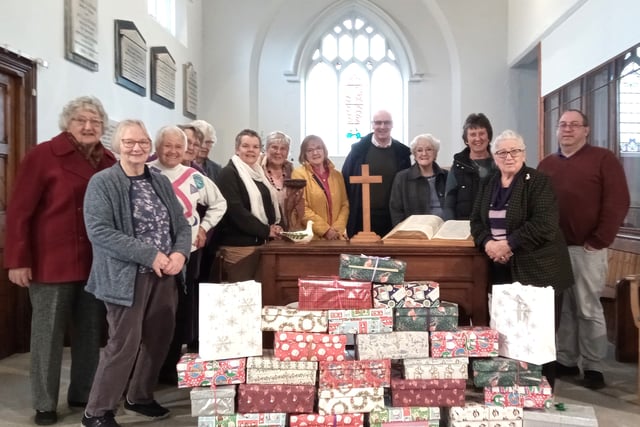 Christian Comment: Shoeboxes from Crediton Methodist Church
