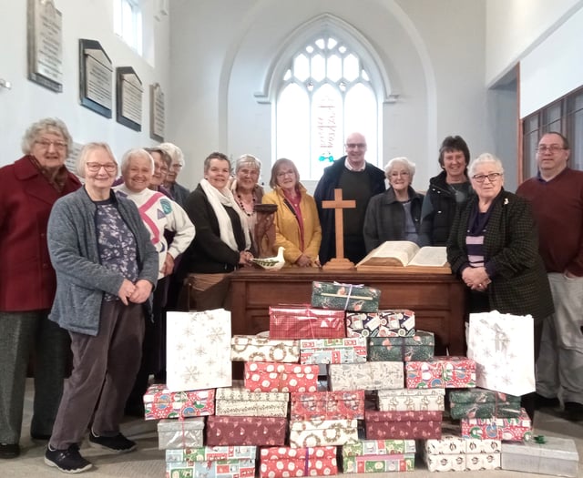 Christian Comment: Shoeboxes from Crediton Methodist Church
