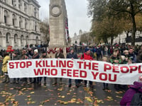 Devon farmers protest inheritance tax changes