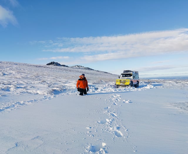 Stranded backpacker rescued in blizzard conditions on Dartmoor 
