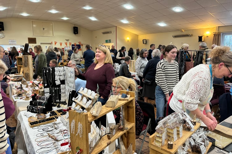 A busy scene at Sandford Craft Fair.  AQ 7875
