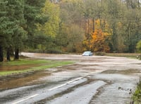 UPDATE: NOW OPEN: Storm Bert: A377 by Ladds, Crediton likely to be closed for hours
