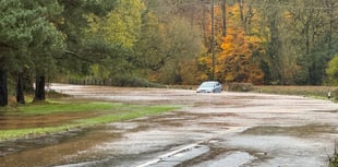 UPDATE: NOW OPEN: Storm Bert: A377 by Ladds, Crediton likely to be closed for hours
