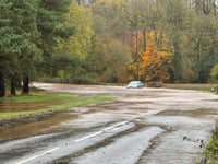UPDATE: NOW OPEN: Storm Bert: A377 by Ladds, Crediton likely to be closed for hours
