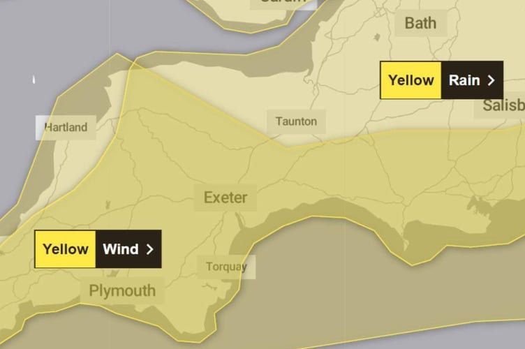 Storm Bert is battering Devon.