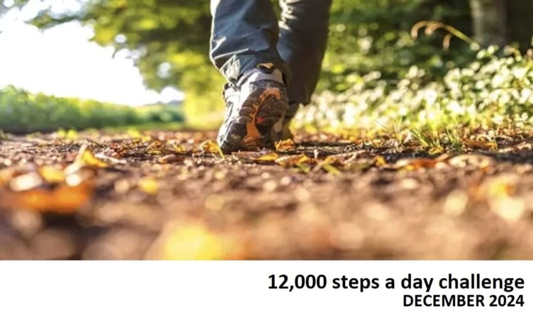 Robert will be walking 12,000 steps a day for Devon Historic Churches Trust.
