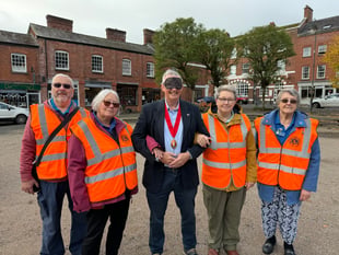 Crediton Lions’ Challenge for the Mayor on World Sight Day
