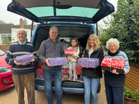 Margaret sends 73 more shoeboxes to children in Moldova and Ukraine
