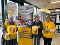 Marie Curie collecting at Crediton Morrisons
