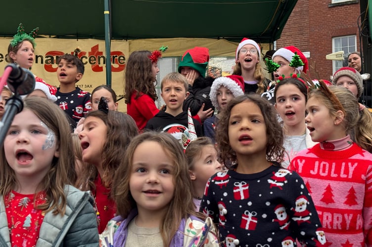 Singing in the Town Square.  AQ 8856