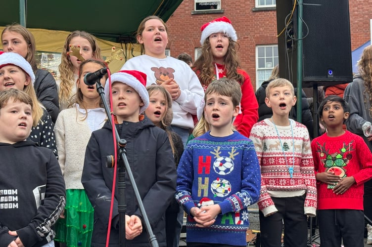 Singing in the Town Square.  AQ 8876